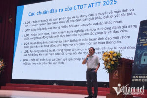 Phó Giáo sư, Tiến sĩ Hoàng Xuân Dậu, Trưởng khoa An toàn thông tin - PTIT giới thiệu về chương trình đào tạo ngành An toàn thông tin của trường với các tân sinh viên khóa 2025.