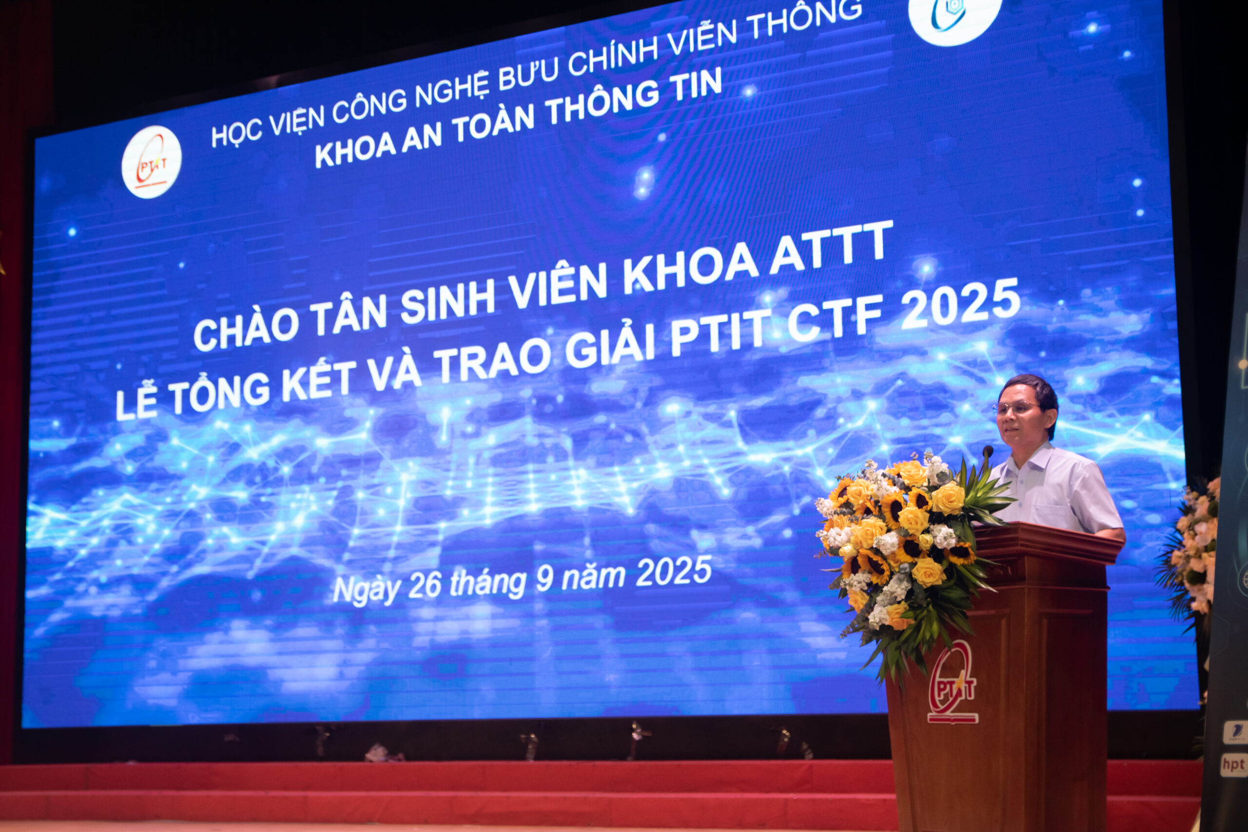 Khoa An toàn thông tin tổ chức gặp mặt tân sinh viên và trao giải PTIT CTF 2025