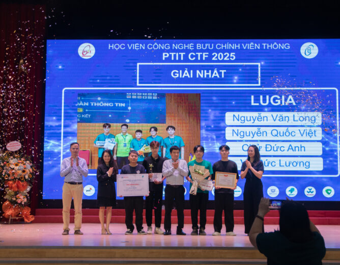 PTIT CTF 2025 Awards: Honoring Student Talent in Information Security