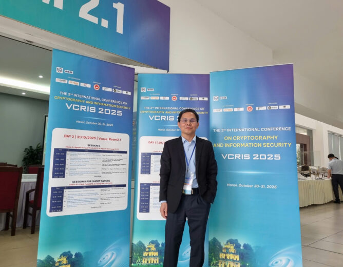 Khoa An toàn thông tin PTIT tại Hội thảo Quốc tế VCRIS 2025