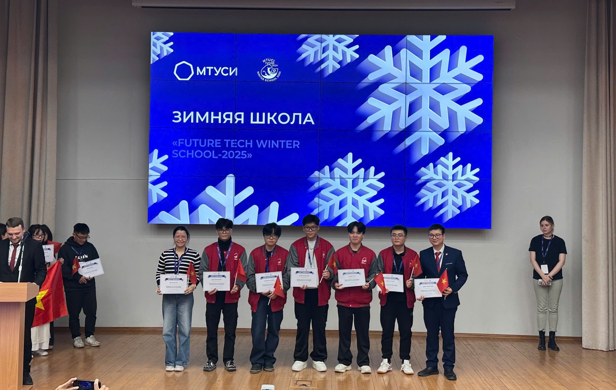 ATTT.PTIT KHẲNG ĐỊNH BẢN LĨNH TẠI TECH WINTER SCHOOL 2025 – MTUCI, LIÊN BANG NGA