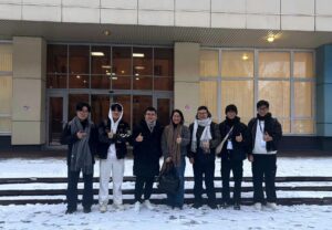 Đoàn đi trải nghiệm tuyết tại Moscow