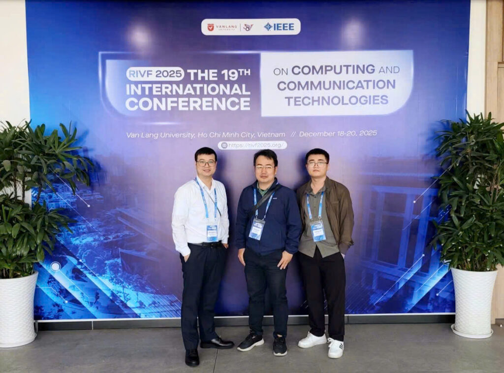 Chúc mừng sinh viên ATTT.PTIT có công bố nghiên cứu khoa học quốc tế tại RIVF 2025