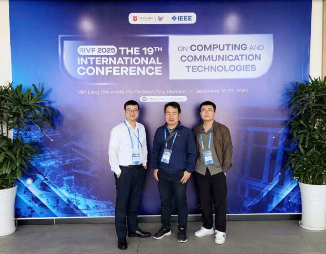 Congratulations to the ATTT.PTIT students who made their international scientific research announcement at RIVF 2025