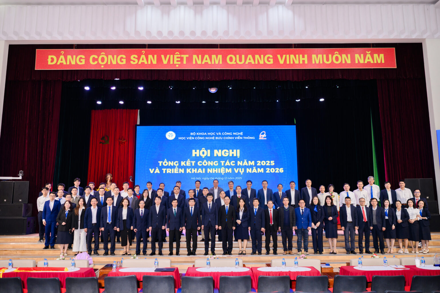 PTIT hoàn thành xuất sắc nhiệm vụ năm 2025 và các mục tiêu chiến lược giai đoạn 2020 – 2025