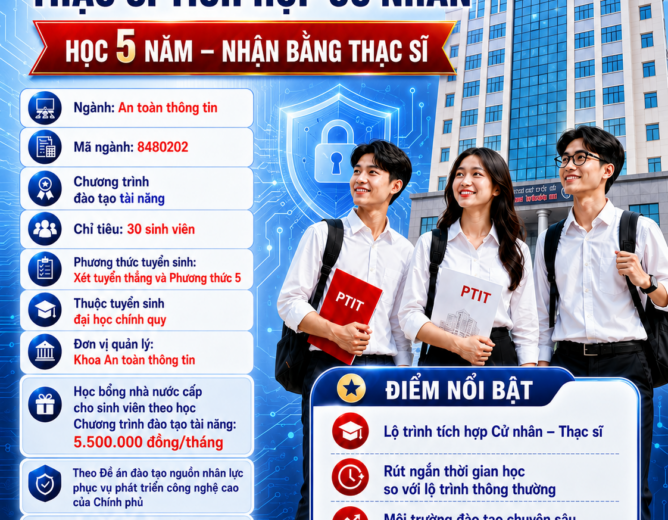 PTIT enrol in the Bachelor – Master Integrated Information Security Talent Program in 2026